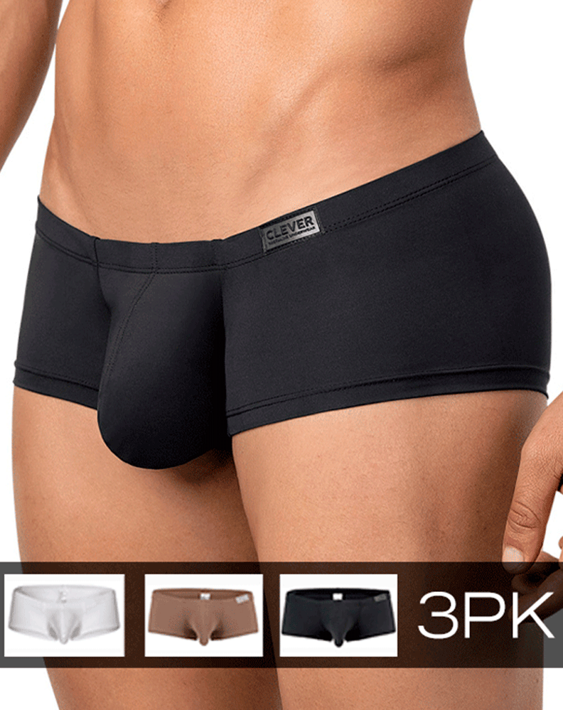 Clever 26068 3pk Australian Latin Trunks Multi-colored