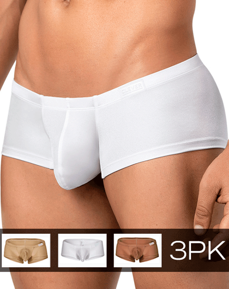 Clever 26069 3pk Australian Latin Trunks Multi-colored