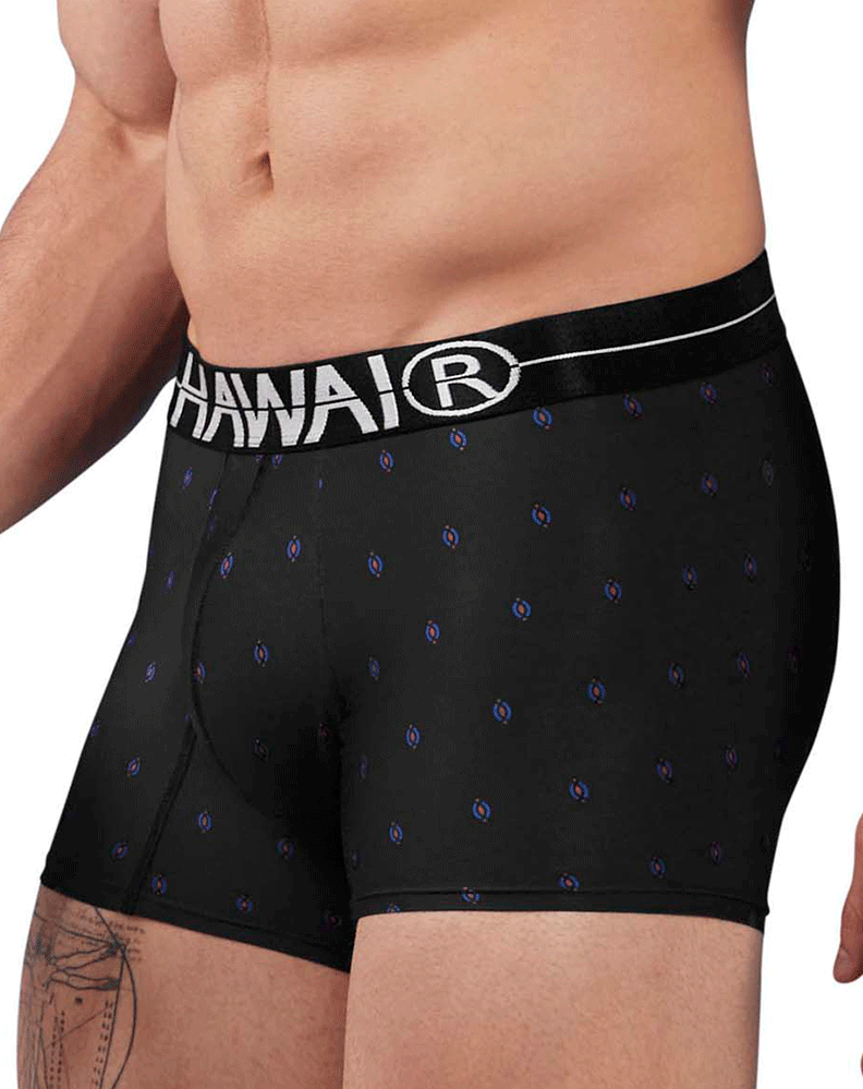 Hawair 42520 Printed Microfiber Trunks Black