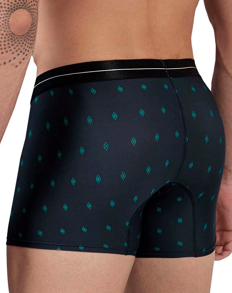 Hawair 42520 Printed Microfiber Trunks Dark Blue