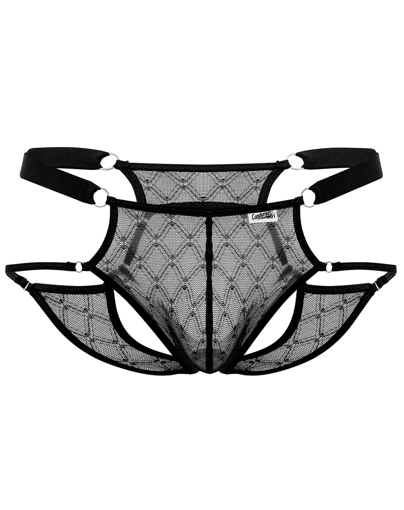 Jockstrap en dentelle Candyman 99730 Noir