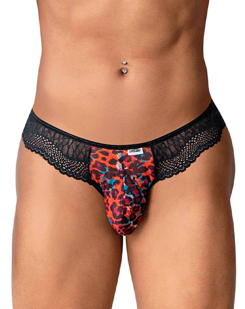 Candyman 99887 Leopard Thongs Animal Print