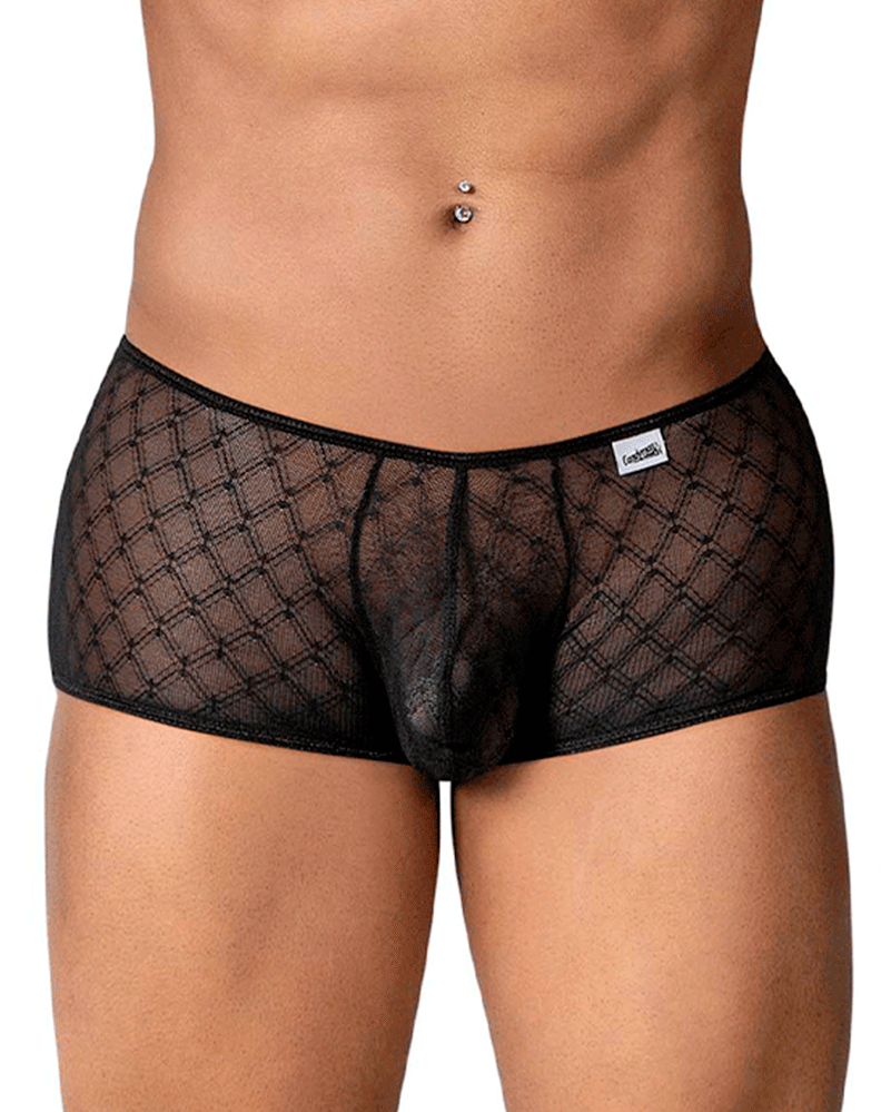 Candyman 99896 Geometric Mesh Trunks Black