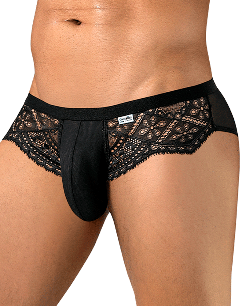 Candyman 99970 Mesh-lace Briefs Black