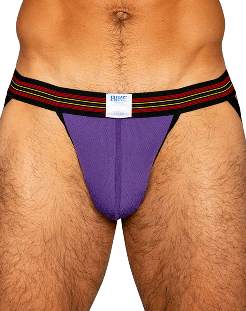 Bike Athletic Bas305 Mesh Jockstrap Purple