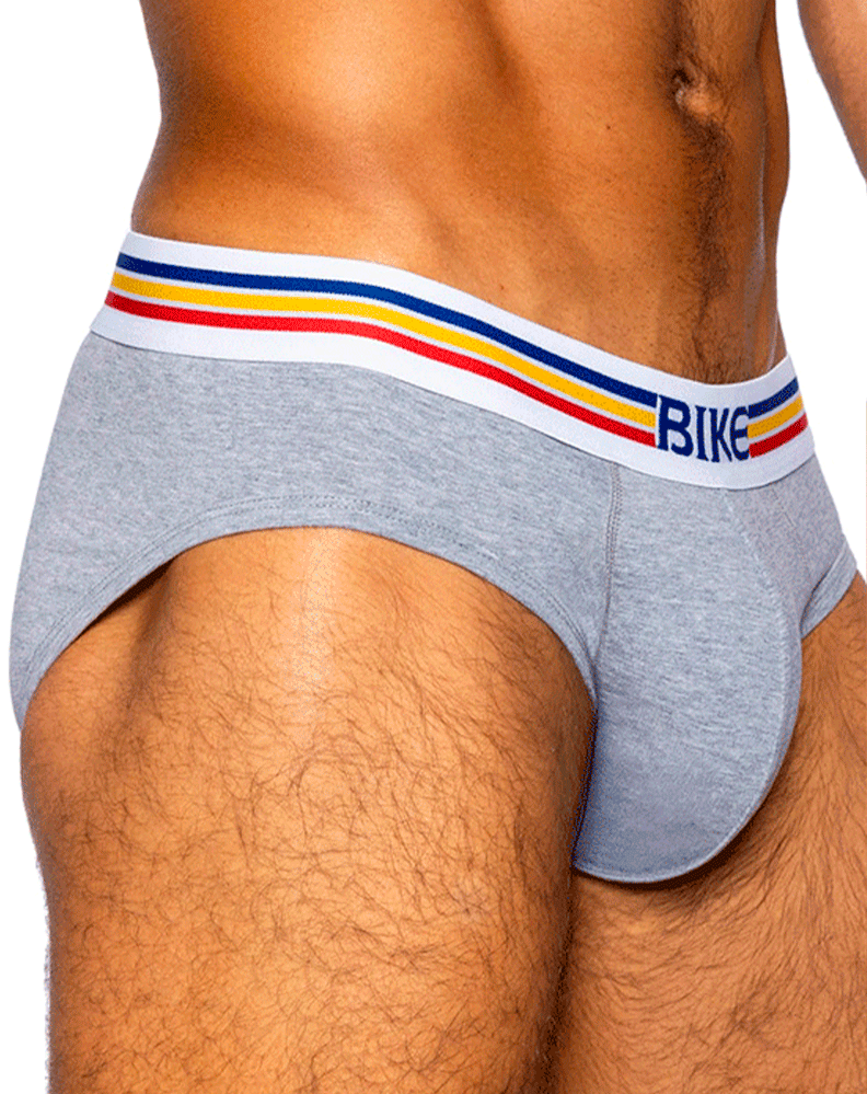 Bike Athletic Bas327 Stretch Cotton Brief Color Gray