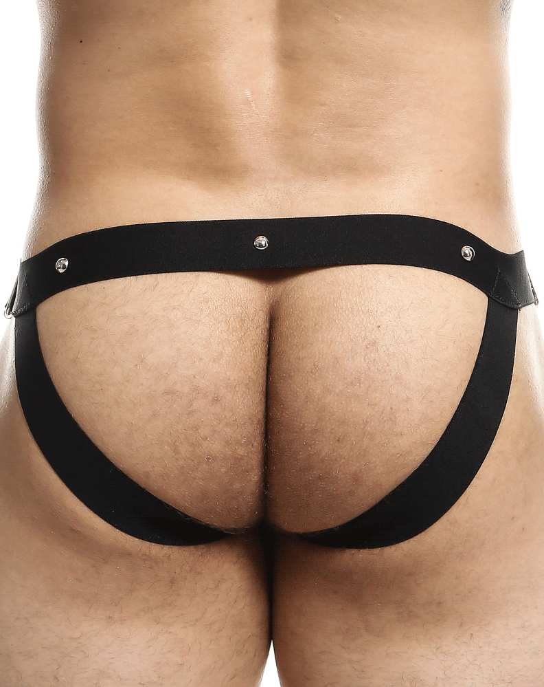 Malebasics Dmbl03 Dngeon Snap Jockstrap Black