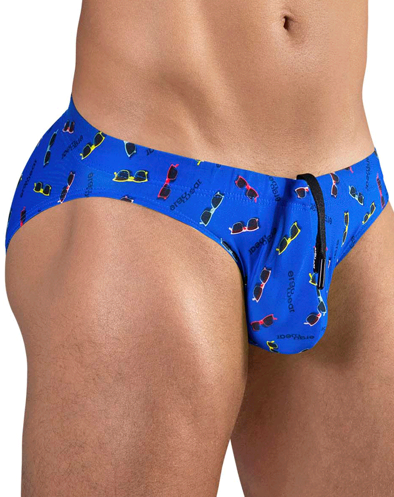 Slip de bain Ergowear Ew1767 X4d Sw bleu - lunettes de soleil