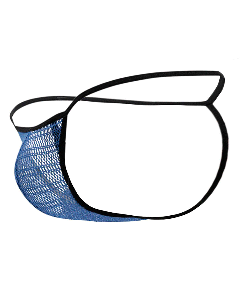 Doreanse 1306-blu Mesh G-string Thong Blue