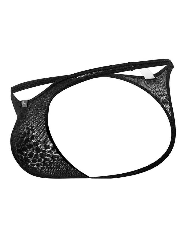 Xtremen 91120 Verführerische Spitzenstrings Schwarz