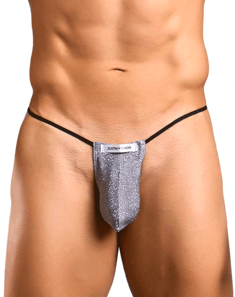 String soyeux Justin+simon Xsj02 Bulge Lurex Gris