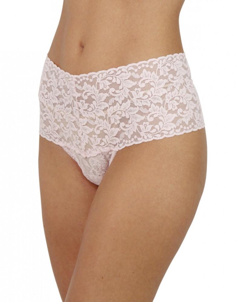 Bliss Pink Front Hanky Panky Signature Lace Retro Thong