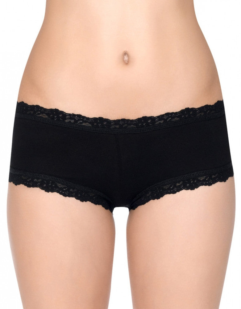Black Front Hanky Panky Cotton with a Conscience Boy Short