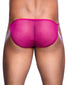 Hot Pink Back MOB Mesh String Bikini MBL20
