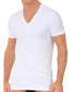 White Front 2xist 2-Pack Stretch Core V-Neck T-Shirts