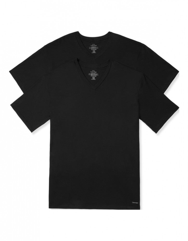 Black Other Calvin Klein 2-Pack Big Man V-Neck T-Shirts