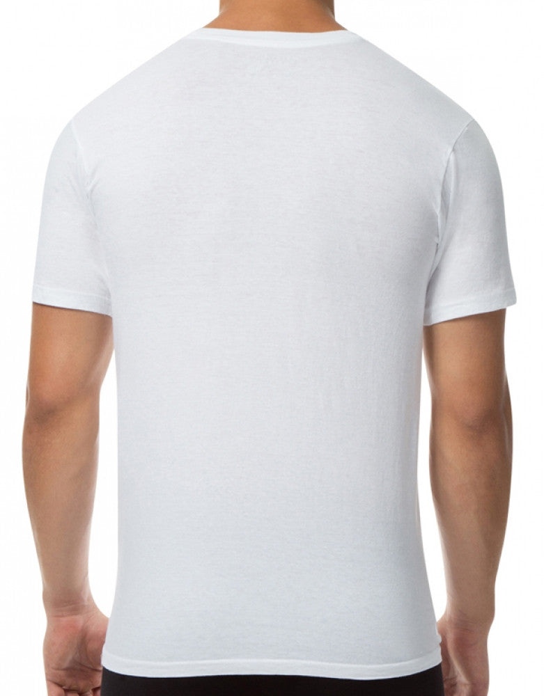 White Back Papi 3-Pack Cotton V-Neck T-Shirts 559104