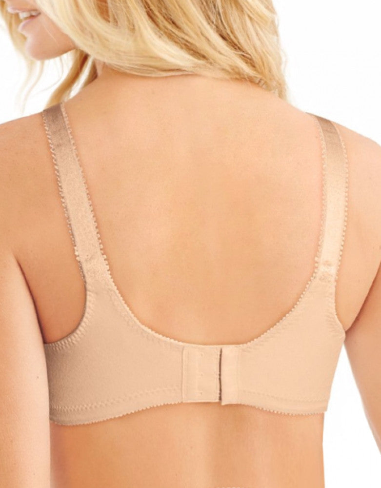 Soft Taupe Back Bali Cotton Double Support Wire-Free Bra 3036