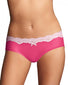 Bikini Pink w/Pink Pirouette Front Maidenform Comfort Devotion Embellished Hipster 40861