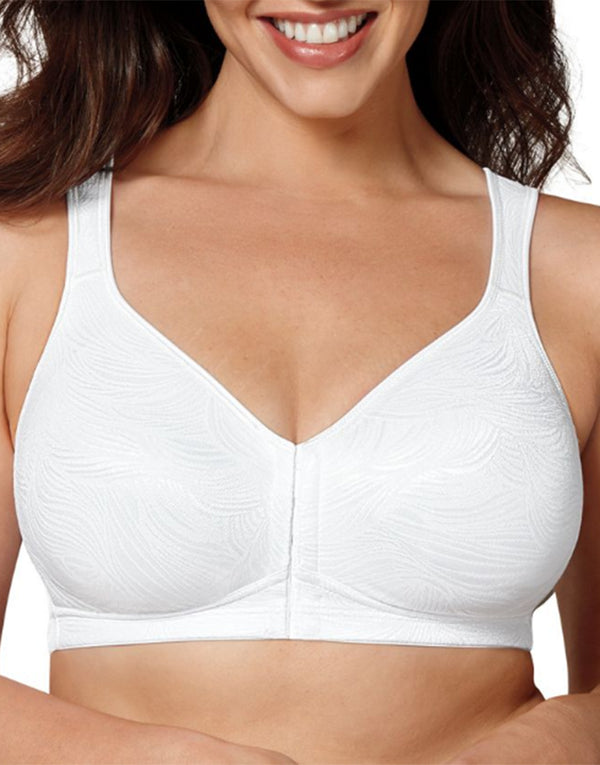  Playtex Womens 18 Hour Front Close Wirefree Back Support  Posture Full Coverage Use525 Bra