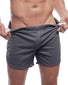 Grey Front Go Softwear Gym Shorts with Built-In Jock 8359