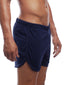 Navy Side Go Softwear Gym Shorts with Built-In Jock 8359