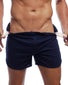Navy Front Go Softwear Gym Shorts with Built-In Jock 8359