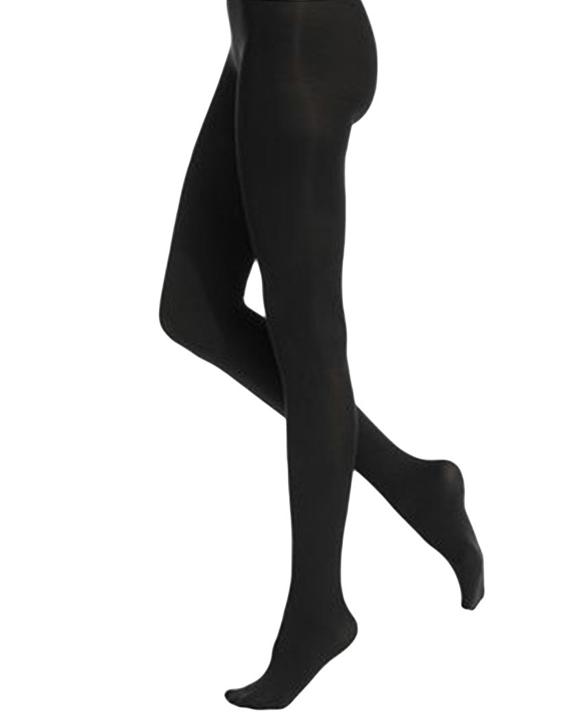 Black Front HUE Super Opaque Tight with Control Top 6620