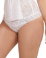 White Front Hanky Panky Stretch Lace Plus Size Thong