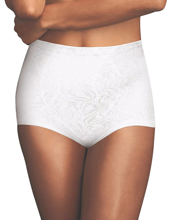 Vintage New With Tags Flexees Firm Control Hi Cut Shaping Brief White Large  2930 