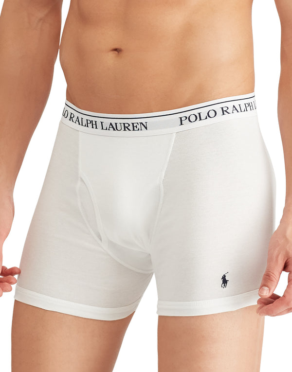 Polo Ralph Lauren Underwear Soft Knit Cotton Boxer Briefs 3 Pair Knit XL