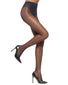 Black Front HUE French Lace Control Top Pantyhose 5970N