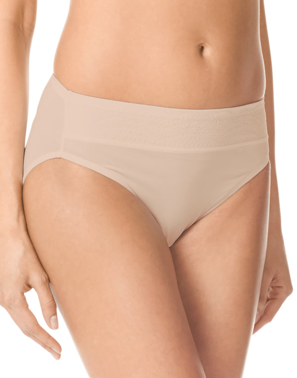 Hanes Women's Signature Smoothing Microfiber Bikini Cheeky Underwear