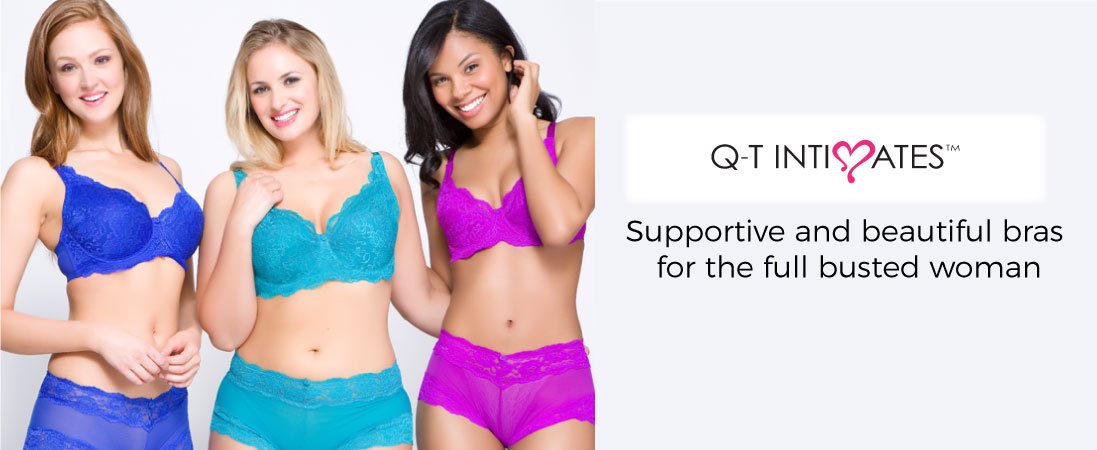QT Intimates Simple and Supportive Cotton Nursing Bra