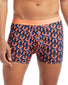 Dark Blue/Circle Geo/Coral Chic Front 2xist Cotton Stretch No-Show Trunks 3-Pack 31021333