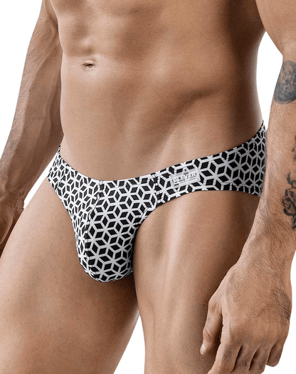 Clever 1857 Cuadricula Bikini White