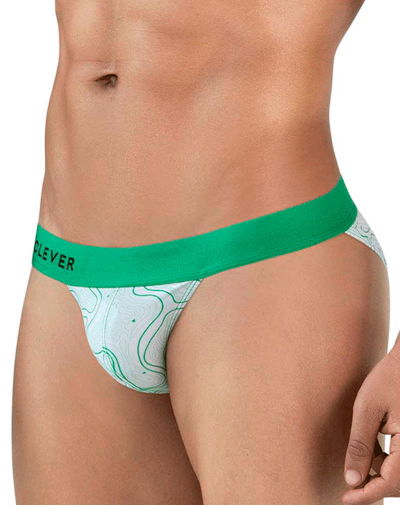 Clever 2057 Maze Bikini Green