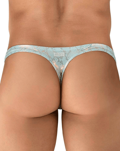 Clever 2063 Diamond Thongs Blue