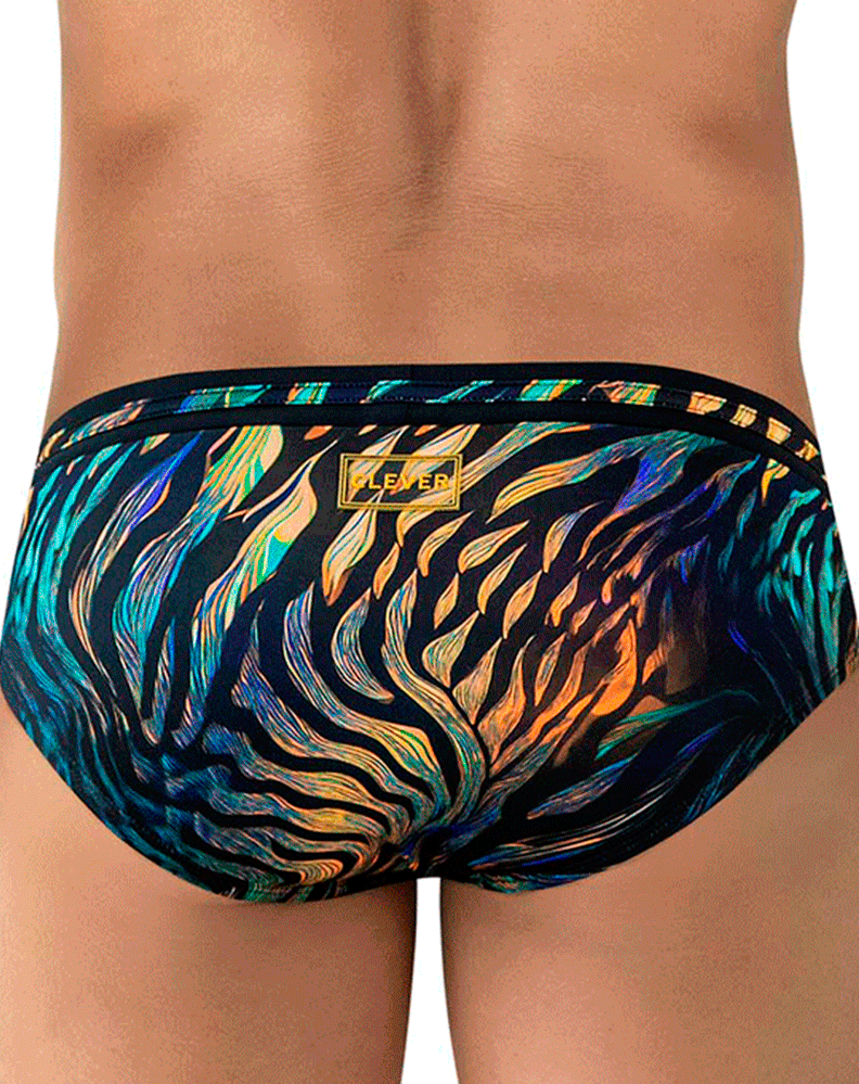 Clever 2068 Tumaco Swim Briefs Black