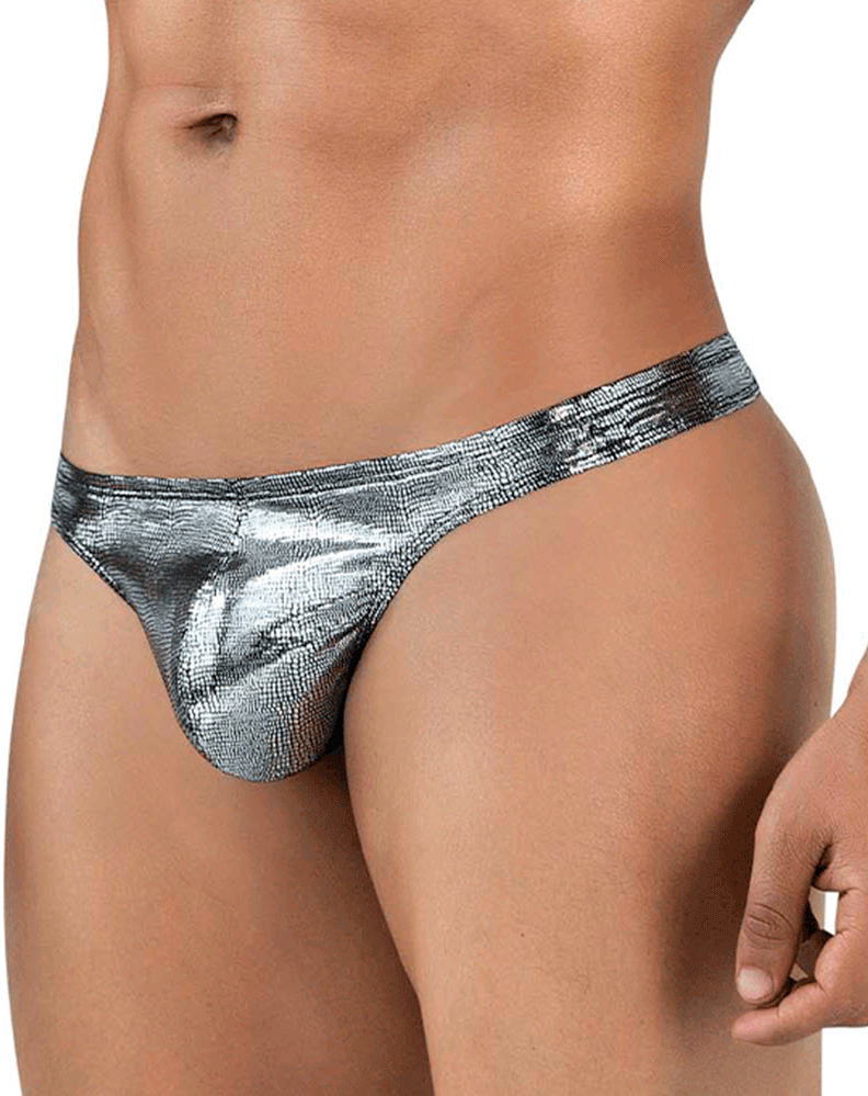 Clever 2072 Sparkles Thongs Black