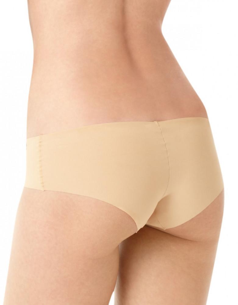 Light Caramel Back Calvin Klein Invisible Mid Rise No Show Seamless Hipster Panty D3429