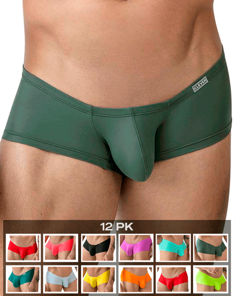 Clever 229956 12pk Australian Latin Trunks Multi-colored