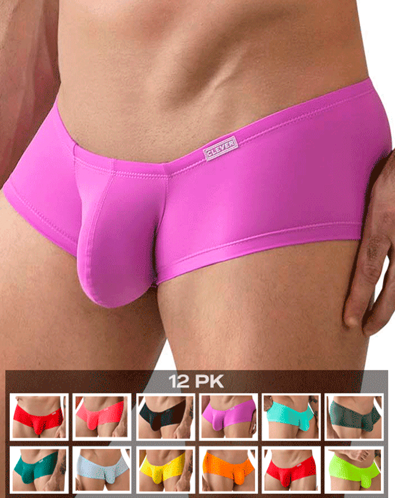 Clever 229956 12pk Australian Latin Trunks Multi-colored