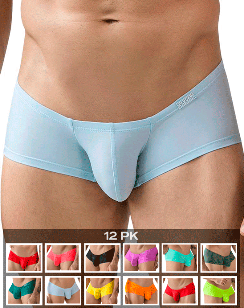 Clever 229956 12pk Australian Latin Trunks Multi-colored