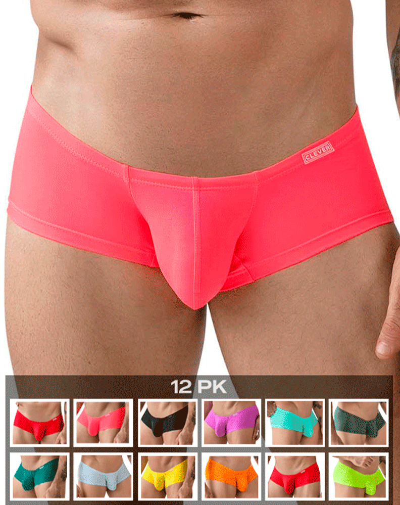 Clever 229956 12pk Australian Latin Trunks Multi-colored