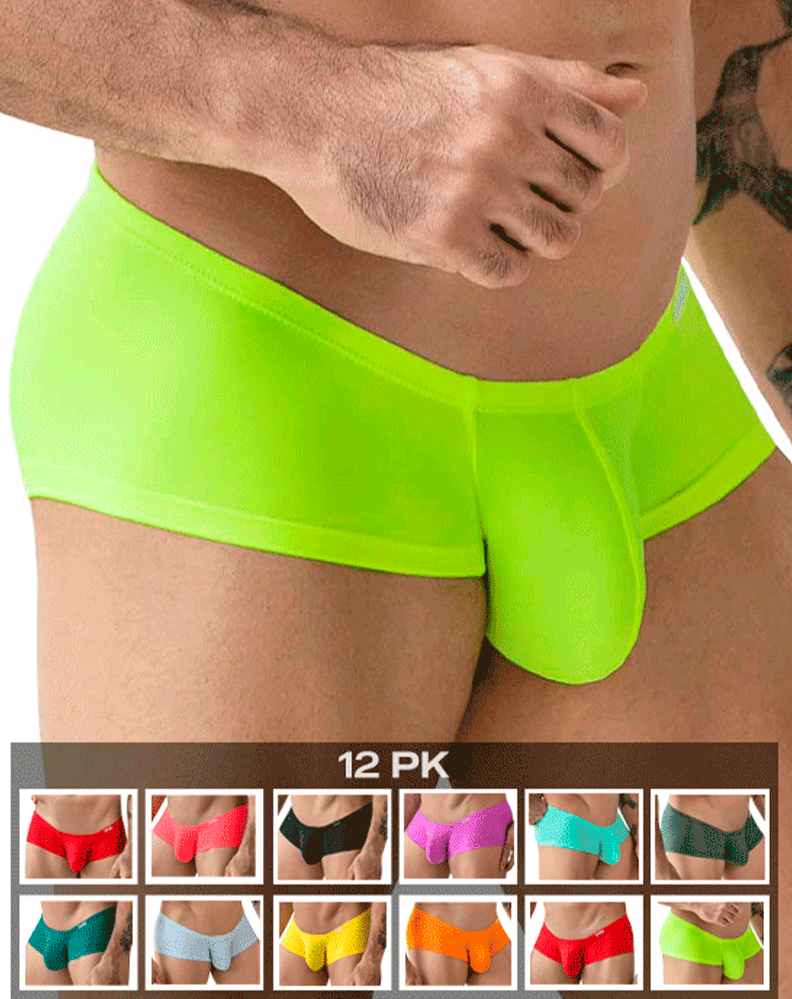 Clever 229956 12pk Australian Latin Trunks Multi-colored