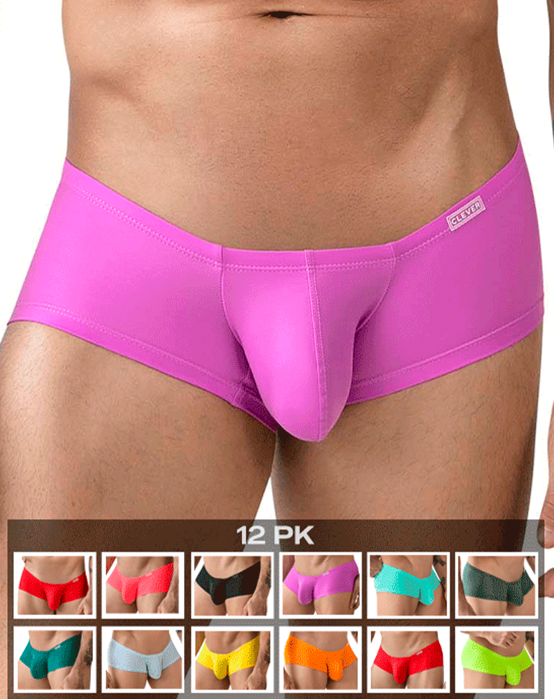 Clever 229956 12pk Australian Latin Trunks Multi-colored