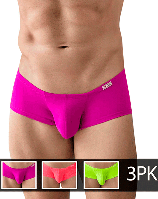 Clever 229958 3pk Australian Latin Trunks Multi-colored