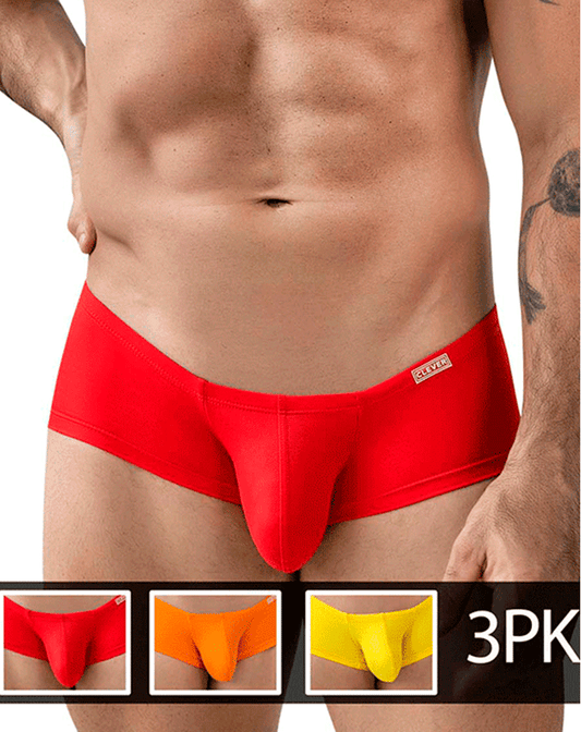 Clever 229959 3pk Australian Latin Trunks Multi-colored
