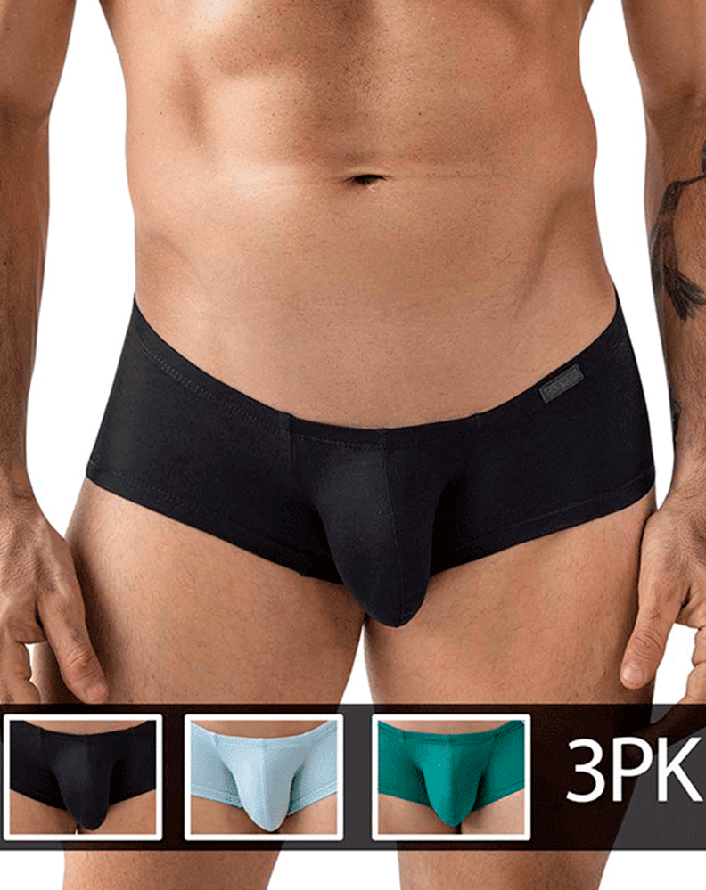 Clever 229960 3pk Australian Latin Trunks Multi-colored